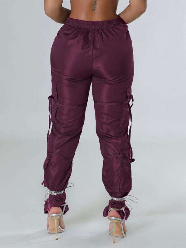 Zip-Front Cargo Pants--Clearance