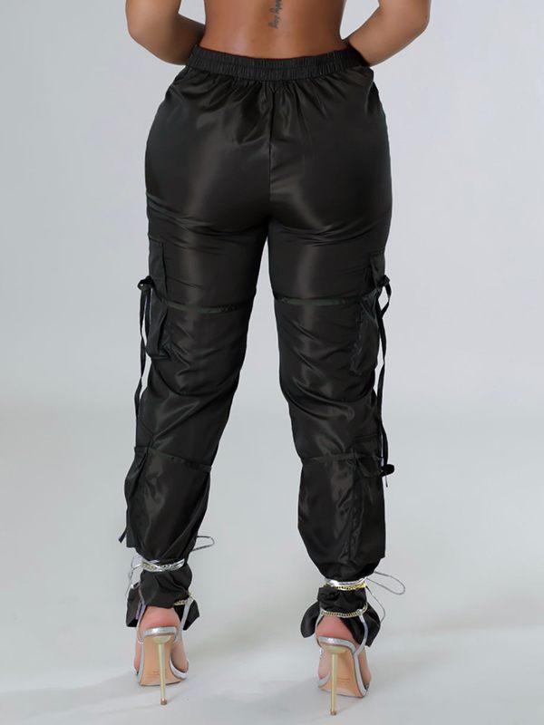 Zip-Front Cargo Pants--Clearance